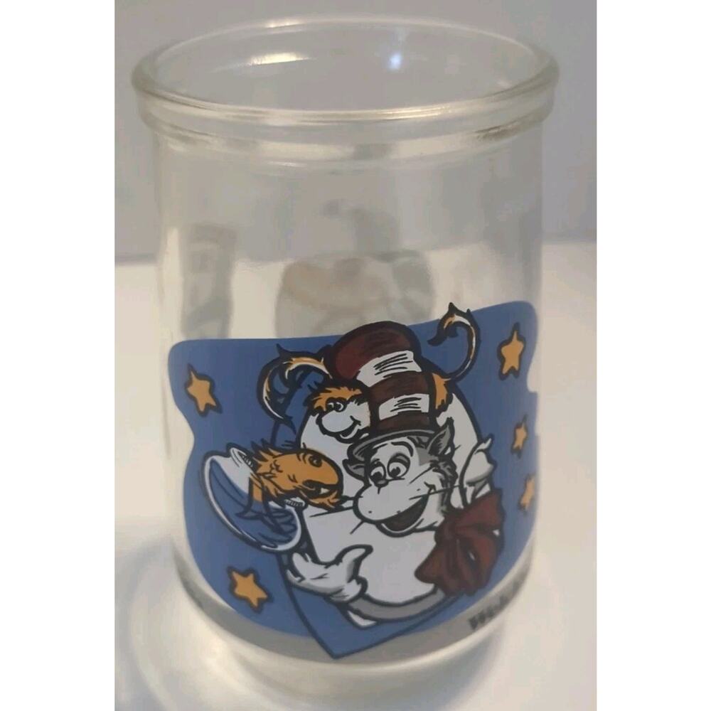 Welch’s Vintage The Cat In The Hat 1996 Dr. Seuss Jelly Jar/Drinking Glass #6
